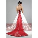 Grace Kelly White and Red Wedding Dress | Grace Kelly Bridal Gowns - Ref M006 - 03