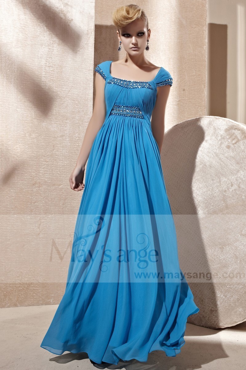Eva Robes de cocktail bleu ciel PR064 - Ref PR064 - 01 Eva Robes de cocktail bleu ciel PR064 - Ref PR064 - 01