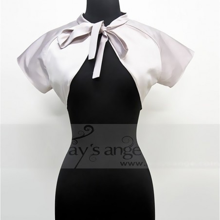 Bolero pour robe cérémonie blanc cassé