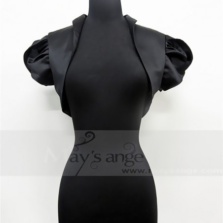 Short sleeve Black evening wear bolero