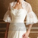 Bolero robe de mariée dentelle vintage - Ref BOL036 - 02