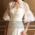 Transparent lace white bolero wedding - Ref BOL036 - 02