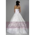 Robe blanche pour mariage Cristal - Ref M008 - 03