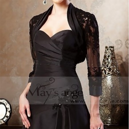 Blouse Femme à Manches Longues Style Boléro - Mannequin 178 Cm Porte Du S - 13