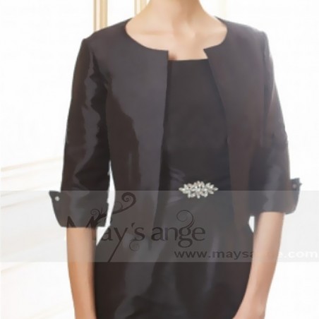 Veste bolero femme ceremonie noir chic