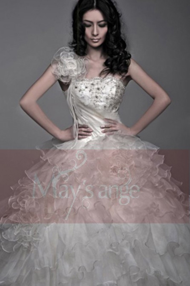 Cygne blanc robe de mariage - Ref M009 - 01 Cygne blanc robe de mariage - Ref M009 - 01