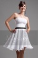 Short White Wedding-guest Party Dress - Ref C050 - 03