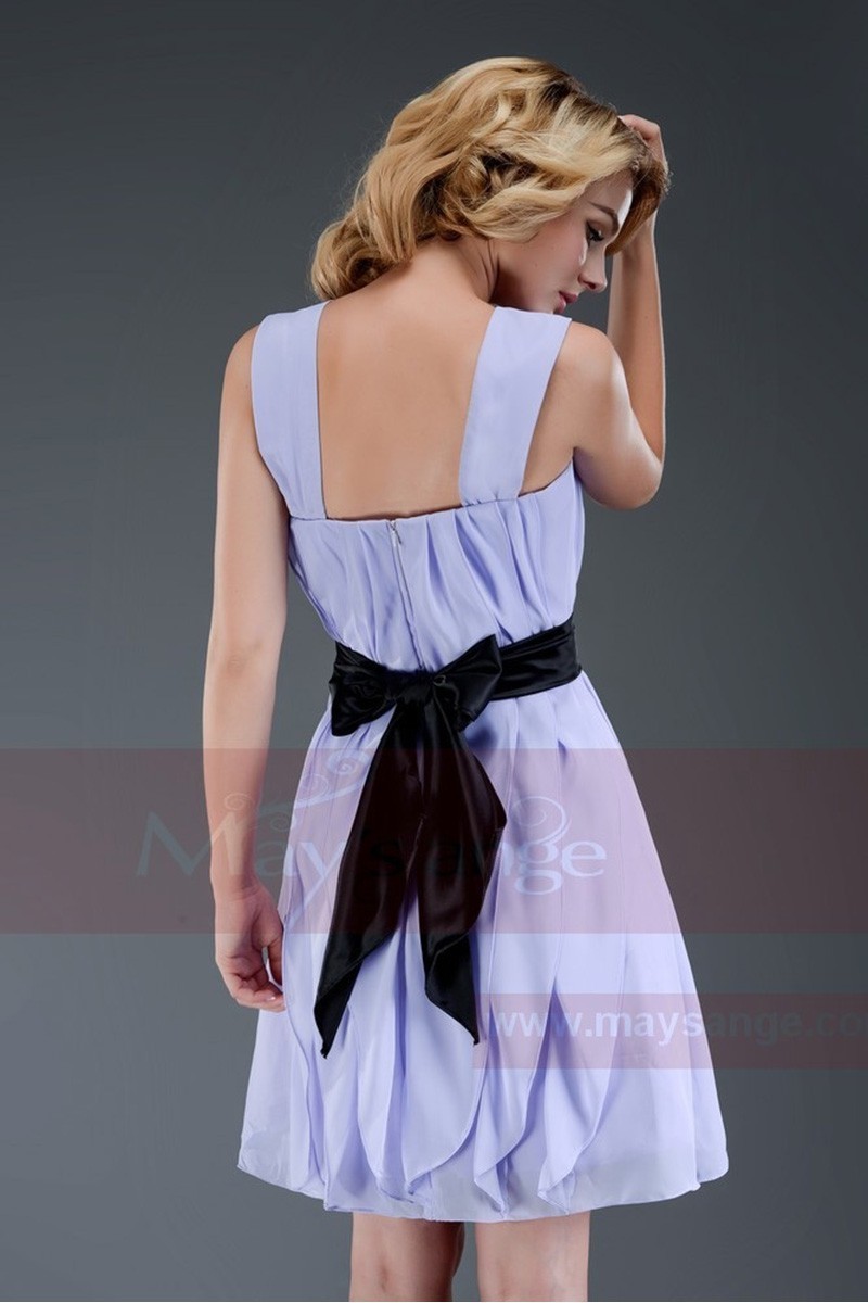 rosemary flower cocktail dress purple