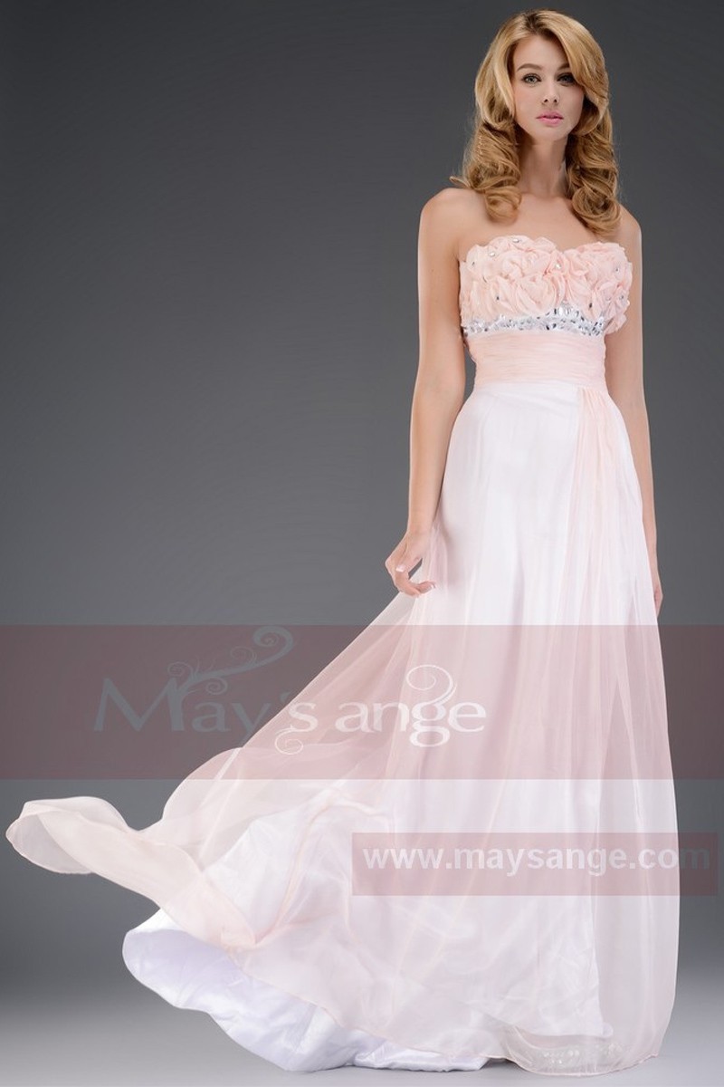 Robe longue de soirée pour les demoiselles Glam Futuriste - Ref L088 - 01 Robe longue de soirée pour les demoiselles Glam Futuriste - Ref L088 - 01