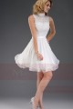 Robe De Cocktail Blanche Chic - Ref C095 - 04