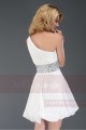 Cute White And Silver Dress For Cocktail - Ref C029 - 04