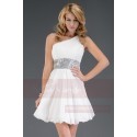 Cute White And Silver Dress For Cocktail - Ref C029 - 06