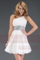 Cute White And Silver Dress For Cocktail - Ref C029 - 06