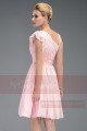 Short Pink Chiffon Cocktail Dress - Ref C463 - 03