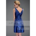 Blue Taffeta Short Homecoming Party Dress - Ref C492 - 03