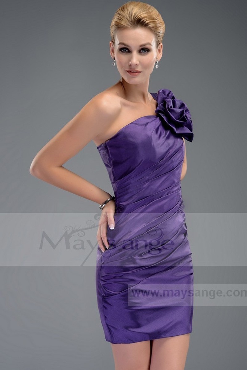 Promotion robe de cocktail C504 pourpre - Ref C504 Promo - 01 Promotion robe de cocktail C504 pourpre - Ref C504 Promo - 01