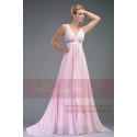 ELSA dress chic pink strap evening with maysange - Ref L504 - 02