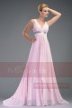 ELSA dress chic pink strap evening with maysange - Ref L504 - 02