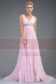 ELSA robe se soirée chic rose avec bretelle - Ref L504 - 05