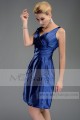 Blue Taffeta Short Homecoming Party Dress - Ref C492 - 04