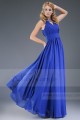 Champêtre Robe de soiré pour mariage  bleu collier - Ref L033 - 06