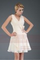 Prom dress neckline champagne C308 - Ref C308 - 05