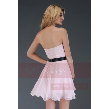 Robe De Soirée Bustier Courte Cocktail Bronze - Taille S (36), Neuf Avec étiquettes Pink Boom Paris