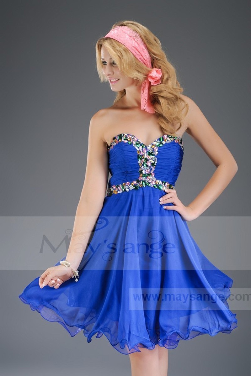 Promotion robe de cocktail C311 Gemstone Blue - Ref C311 Promo - 01 Promotion robe de cocktail C311 Gemstone Blue - Ref C311 Promo - 01