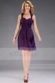 Cocktail Dress Purple C469 closed back - Ref C469 - 04