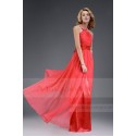 evening dress Cannes festival watermelon red necklace L525 - Ref L525 - 03