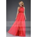 evening dress Cannes festival watermelon red necklace L525 - Ref L525 - 05