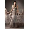 A-Line High Neck Long Chiffon Evening Dress - Ref L070 - 03