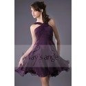 Purple Evening Cocktail Dress - Ref C080 - 04