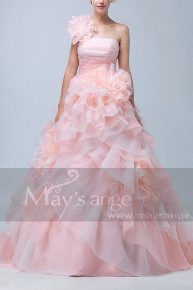 Robe de bal P062 Une touche de rose - Ref P062 - 01 Robe de bal P062 Une touche de rose - Ref P062 - 01