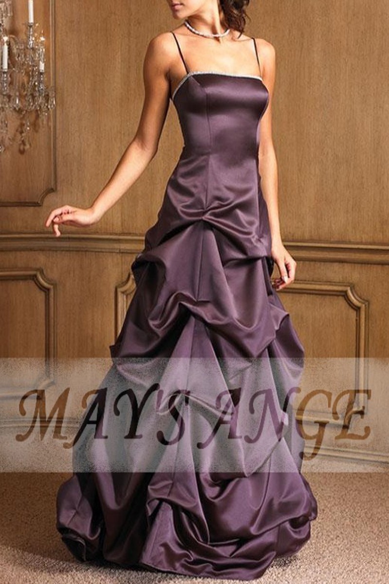 Promotion Robe de cérémonie Prune sauvage - Ref P030 Promo - 01 Promotion Robe de cérémonie Prune sauvage - Ref P030 Promo - 01