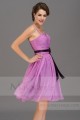 Purple Short Casual Party Dress - Ref C158 - 02