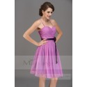 Purple Short Casual Party Dress - Ref C158 - 03