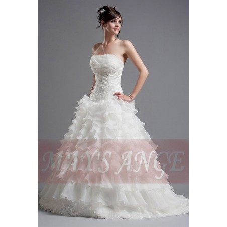 Robe de mariées Effet froufrou