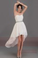 White strapless asymmetrical dress C678 - Ref C678 - 02