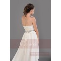 White strapless asymmetrical dress C678 - Ref C678 - 04