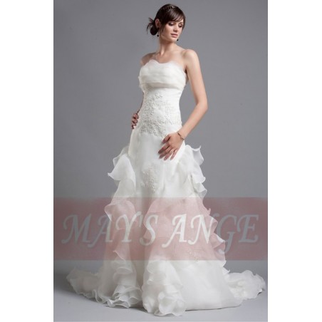 Robe de mariage chic Effet nuage