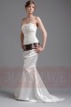 Cheap wedding dress Mermaid with brown belt - Ref M018 - 02