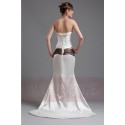 Cheap wedding dress Mermaid with brown belt - Ref M018 - 03