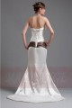 Cheap wedding dress Mermaid with brown belt - Ref M018 - 03