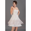 Short Strapless Chiffon Homecoming Party Dress - Ref C686 - 04