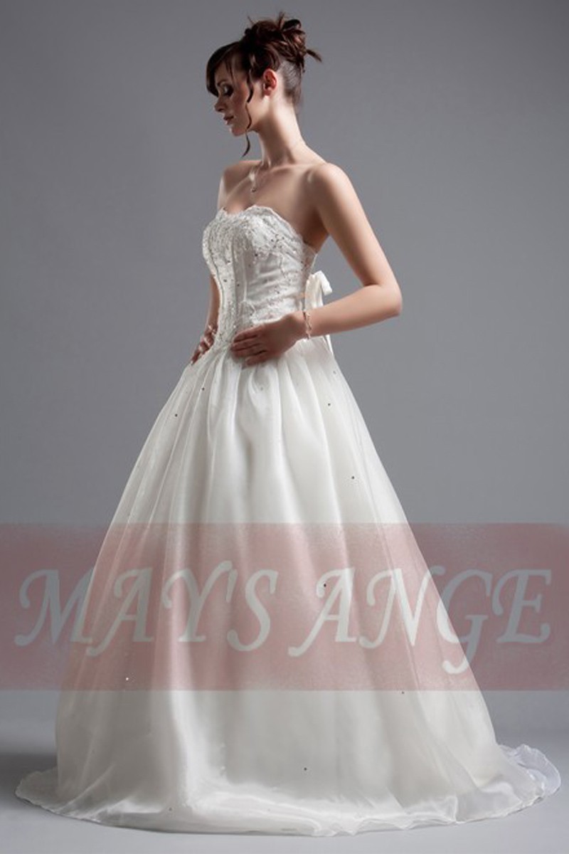 Wedding dress Star with lacing on the back - Ref M021 - 01