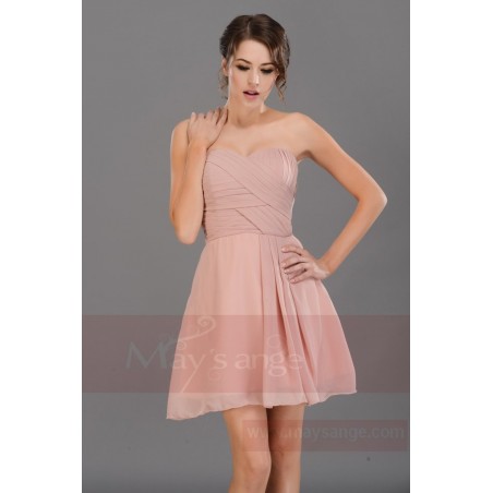 robe courte chic pour demoiselle d'honneur