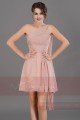 Pink asymmetrical cocktail dress C690 - Ref C690 - 04