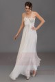 Promotion robe Blanche Fluidité robe de soirée - Ref L015 Promo - 06