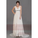 Long White Dress For Wedding With Straps - Ref L084 - 02